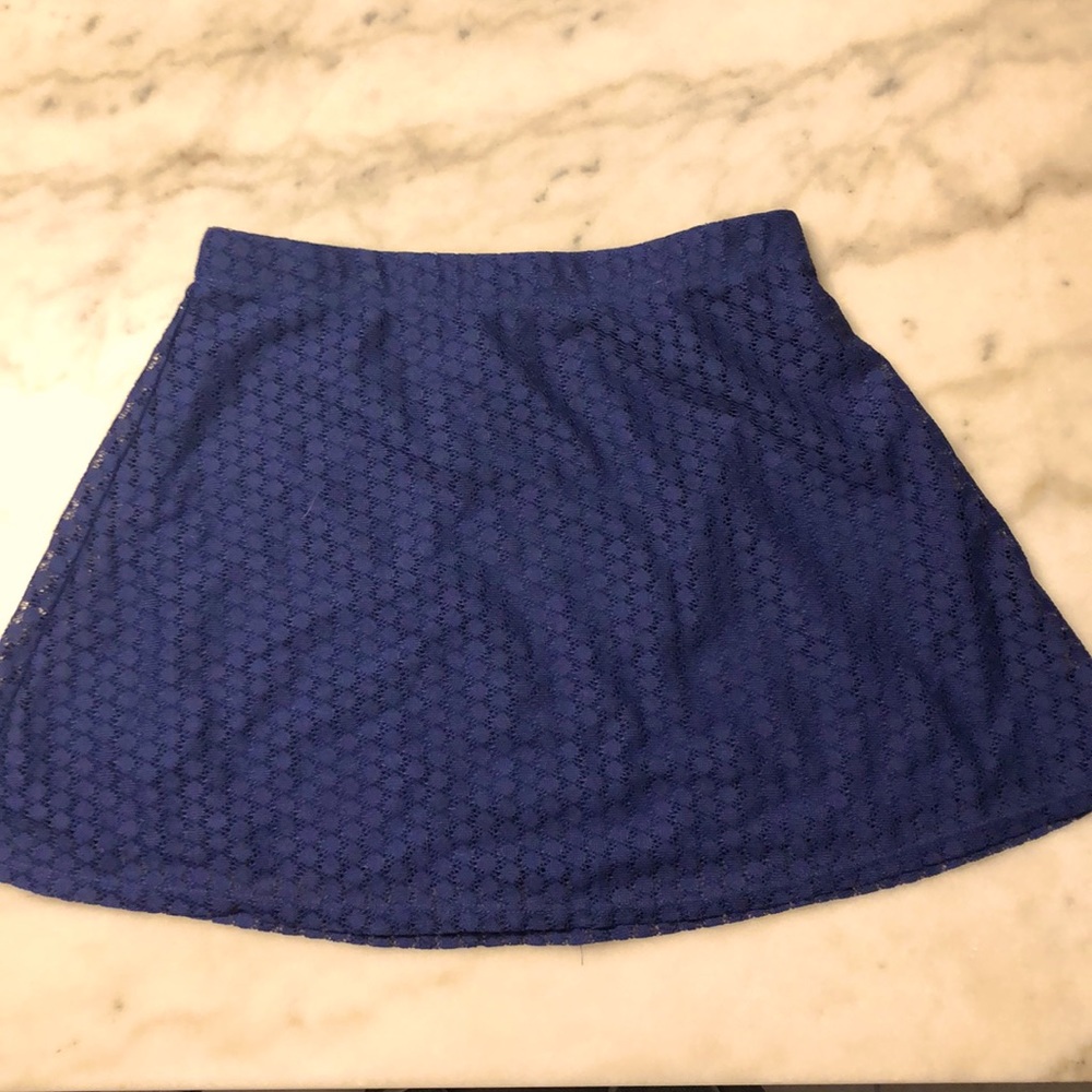 Navy blue skirt